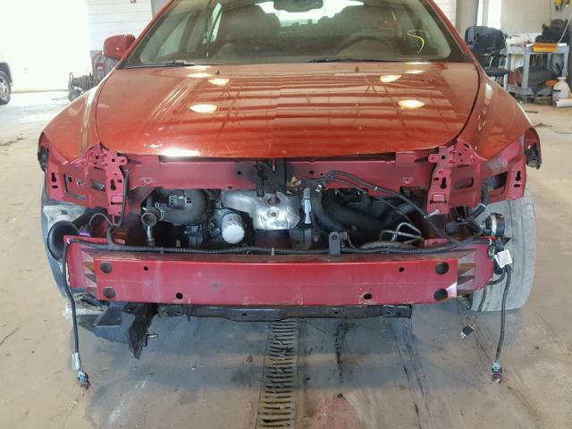 1G1ZG5E70CF374690 - 2012 CHEVROLET MALIBU LTZ RED photo 9