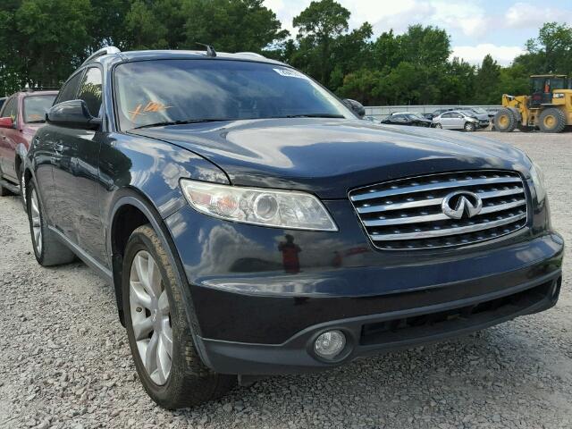 JNRBS08W54X401455 - 2004 INFINITI FX45 BLACK photo 1