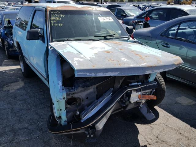 1GNCS18Z0M8106351 - 1991 CHEVROLET BLAZER S10 TEAL photo 1