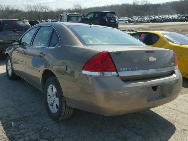 2G1WT58KX79318222 - 2007 CHEVROLET IMPALA LT GOLD photo 3