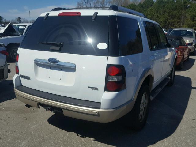 1FMEU64E16UB72229 - 2006 FORD EXPLORER E WHITE photo 4