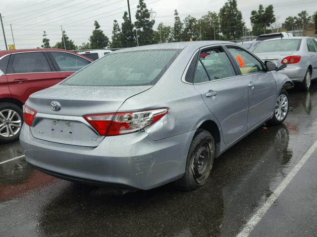 4T1BF1FK0FU047466 - 2015 TOYOTA CAMRY LE SILVER photo 4
