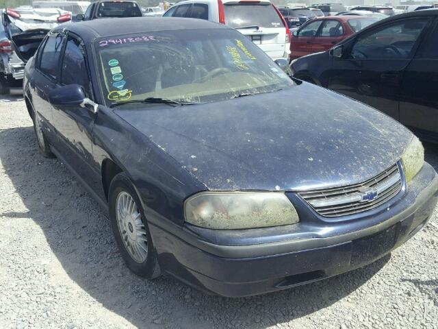 2G1WF55E6Y9365142 - 2000 CHEVROLET IMPALA BLUE photo 1