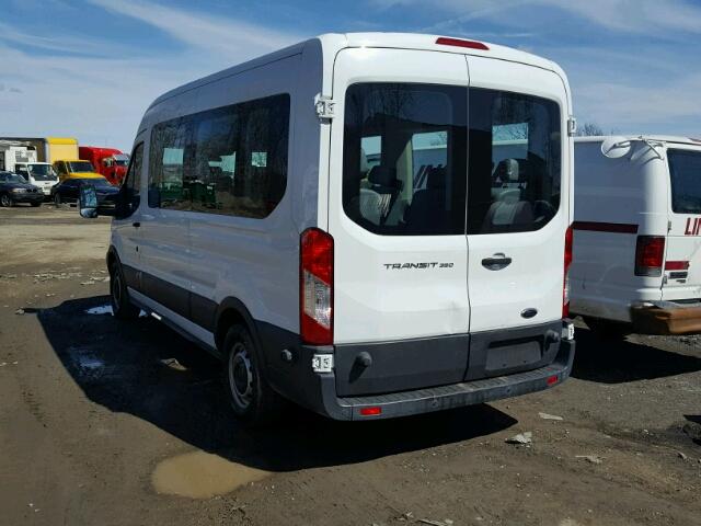 1FBAX2CM7FKA46095 - 2015 FORD TRANSIT T- WHITE photo 3