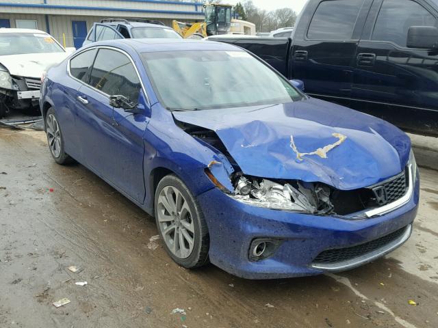 1HGCT2B84DA005285 - 2013 HONDA ACCORD EXL BLUE photo 9