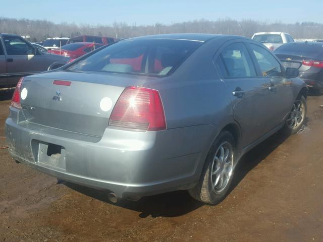 4A3AB36F37E084501 - 2007 MITSUBISHI GALANT ES GRAY photo 4