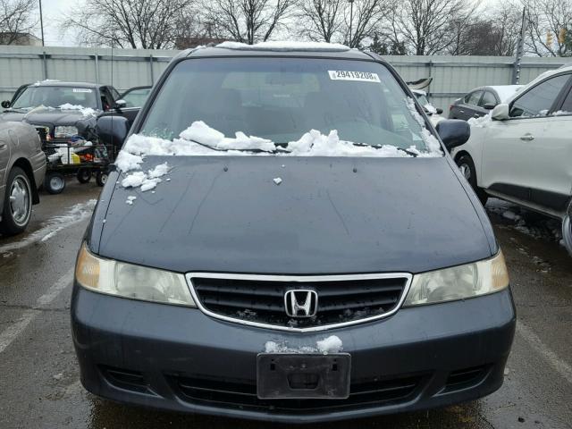 5FNRL18613B120103 - 2003 HONDA ODYSSEY EX GRAY photo 9