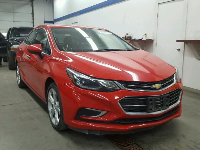 1G1BG5SM0G7273368 - 2016 CHEVROLET CRUZE PREM RED photo 1