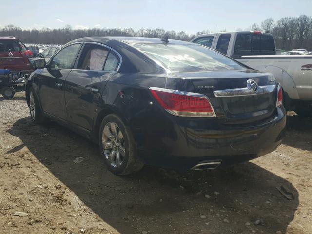 1G4GD5E32CF222944 - 2012 BUICK LACROSSE P BLACK photo 3