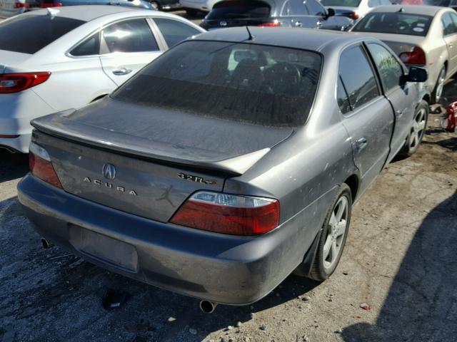 19UUA569X3A047621 - 2003 ACURA 3.2TL TYPE GRAY photo 4