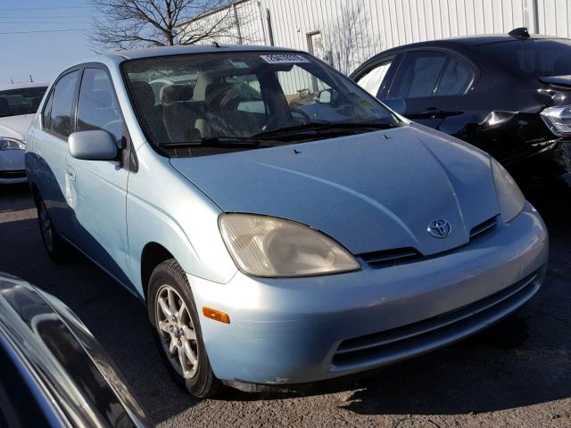 JT2BK18UX20063215 - 2002 TOYOTA PRIUS BLUE photo 1