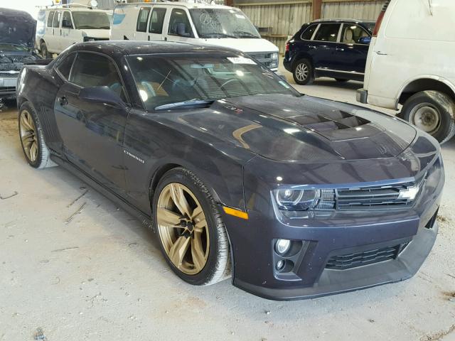 2G1FL1EP1D9806821 - 2013 CHEVROLET CAMARO ZL1 蓝色 照片 1