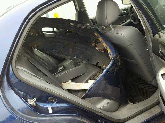 1HGCM56824A023518 - 2004 HONDA ACCORD EX BLUE photo 6