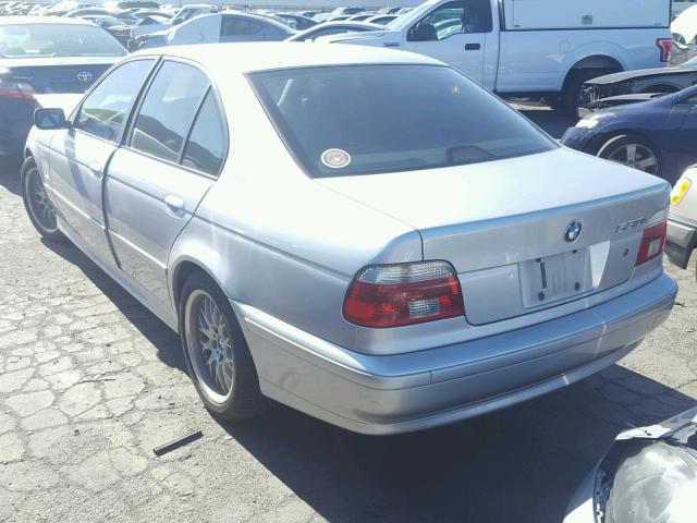 WBADT63432CH86310 - 2002 BMW 530 I AUTO SILVER photo 3