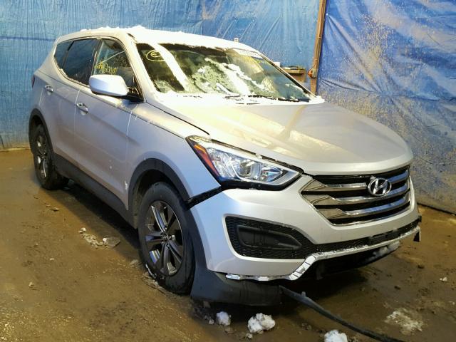 5XYZTDLB4DG073942 - 2013 HYUNDAI SANTA FE S SILVER photo 1