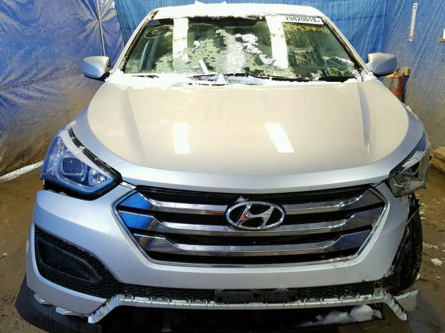 5XYZTDLB4DG073942 - 2013 HYUNDAI SANTA FE S SILVER photo 9