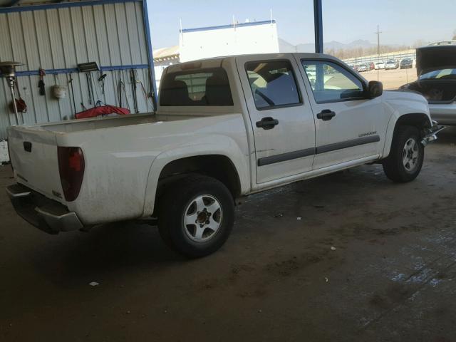 1GTDT136648131231 - 2004 GMC CANYON WHITE photo 4