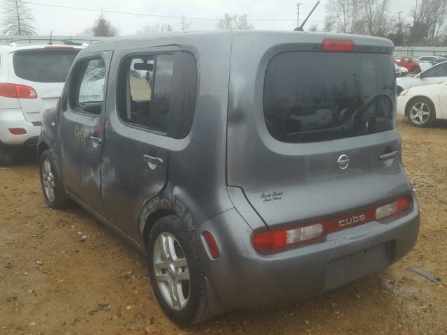 JN8AZ2KR8BT201717 - 2011 NISSAN CUBE BASE SILVER photo 3