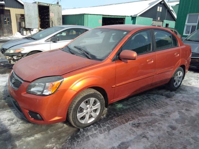 KNADH4B33A6728089 - 2010 KIA RIO LX ORANGE photo 2