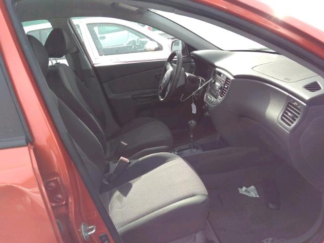KNADH4B33A6728089 - 2010 KIA RIO LX Նարնջագույն լուսանկար 5