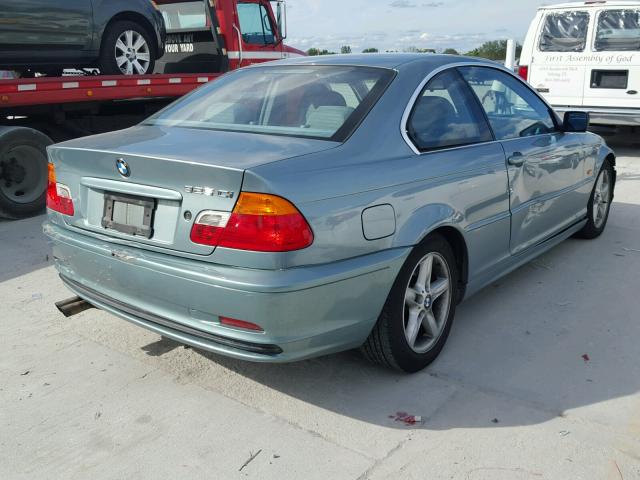 WBABN33433PG62662 - 2003 BMW 325 CI GREEN photo 4