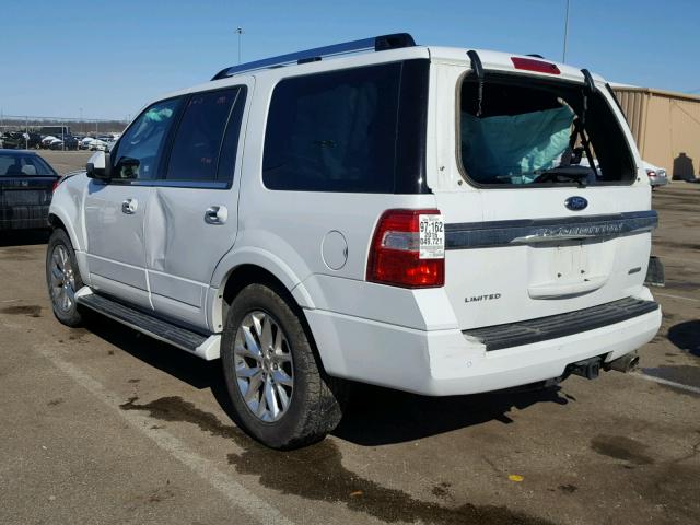 1FMJU2AT2GEF50287 - 2016 FORD EXPEDITION WHITE photo 3