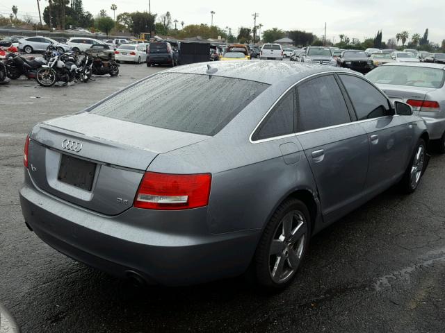 WAUAH74F68N182819 - 2008 AUDI A6 3.2 SILVER photo 4