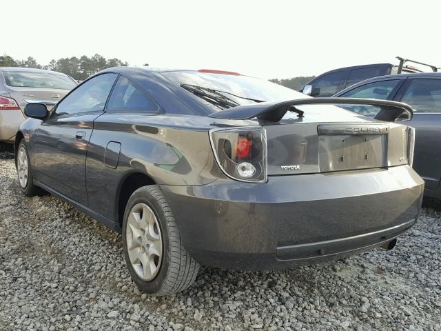 JTDDR32T510107403 - 2001 TOYOTA CELICA GT GRAY photo 3