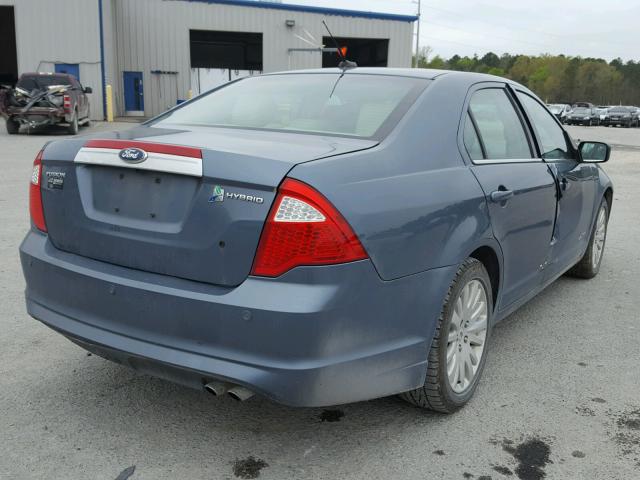 3FADP0L34BR221788 - 2011 FORD FUSION HYB GRAY photo 4