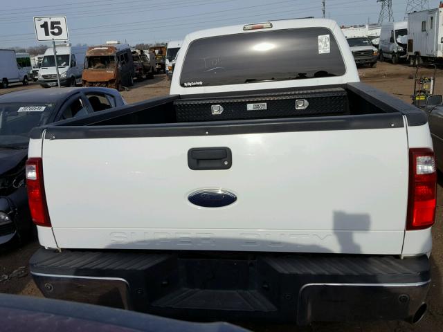 1FTWW3BR1AEA74280 - 2010 FORD F350 SUPER WHITE photo 9