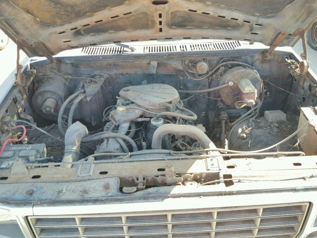 1FTDF15E6BPB00916 - 1981 FORD F150 BLUE photo 7