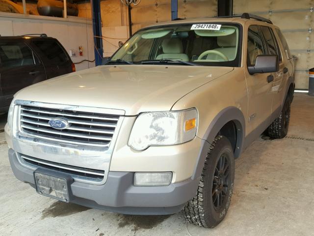 1FMEU73E56UA45393 - 2006 FORD EXPLORER X BEIGE photo 2