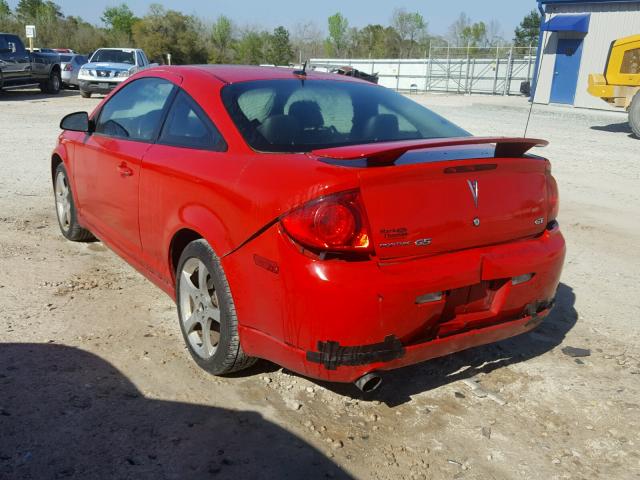 1G2AT18H597175123 - 2009 PONTIAC G5 GT RED photo 3