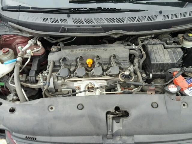 1HGFA16908L058530 - 2008 HONDA CIVIC EXL BURGUNDY photo 7