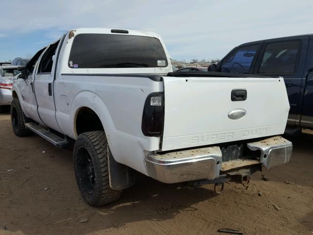 1FT7W2BT3CEA29872 - 2012 FORD F250 SUPER WHITE photo 3