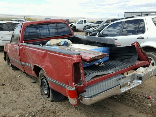 JT4VD10A7R0021367 - 1994 TOYOTA T100 DX MAROON photo 3