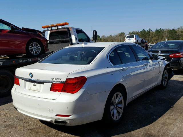 WBAKA4C53BC612650 - 2011 BMW 740 I WHITE photo 4