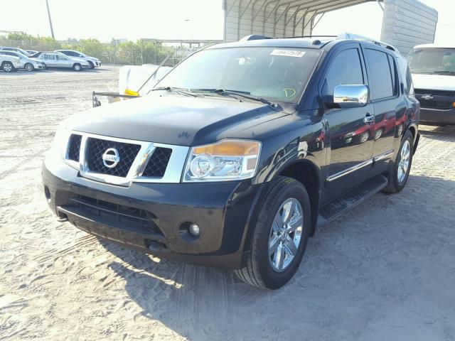 5N1BA0NF6BN603720 - 2011 NISSAN ARMADA PLA BLACK photo 2