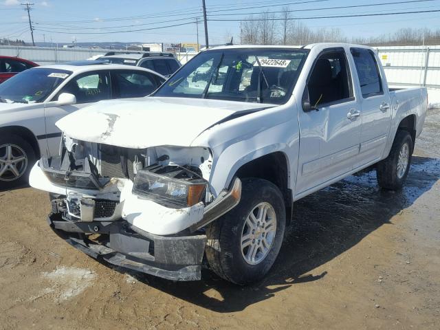 1GCHTCFE2C8168744 - 2012 CHEVROLET COLORADO L WHITE photo 2