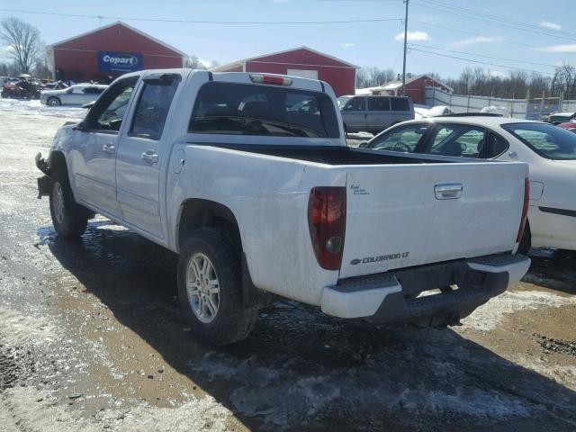 1GCHTCFE2C8168744 - 2012 CHEVROLET COLORADO L WHITE photo 3