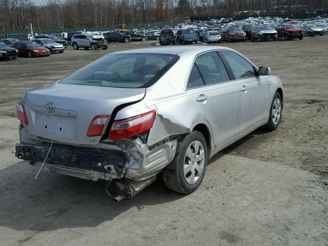 4T1BE46K98U204628 - 2008 TOYOTA CAMRY CE SILVER photo 4