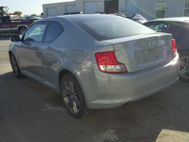 JTKJF5C76B3014245 - 2011 TOYOTA SCION TC 灰色 照片 3