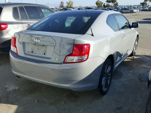 JTKJF5C76B3014245 - 2011 TOYOTA SCION TC 灰色 照片 4