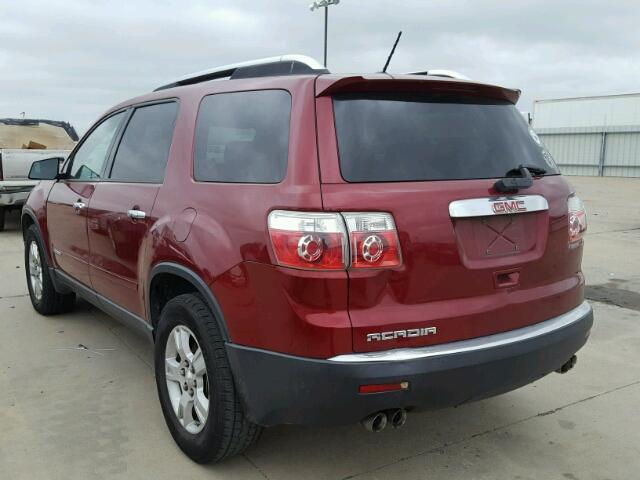 1GKER13707J160950 - 2007 GMC ACADIA SLE RED photo 3