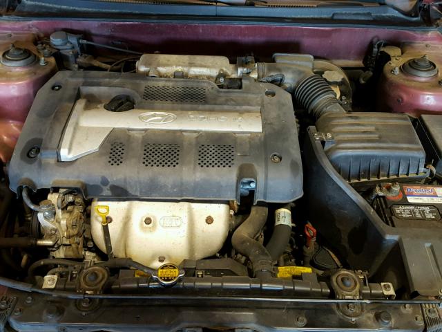 KMHDN45D53U587066 - 2003 HYUNDAI ELANTRA GL SILVER photo 7