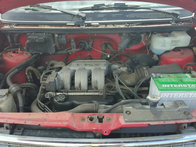 2P4GH45R6NR586413 - 1992 PLYMOUTH VOYAGER SE RED photo 7