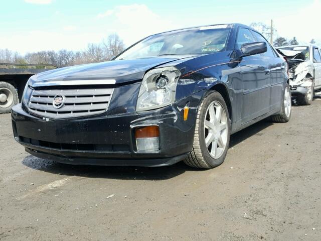 1G6DM577640154095 - 2004 CADILLAC CTS BLACK photo 2