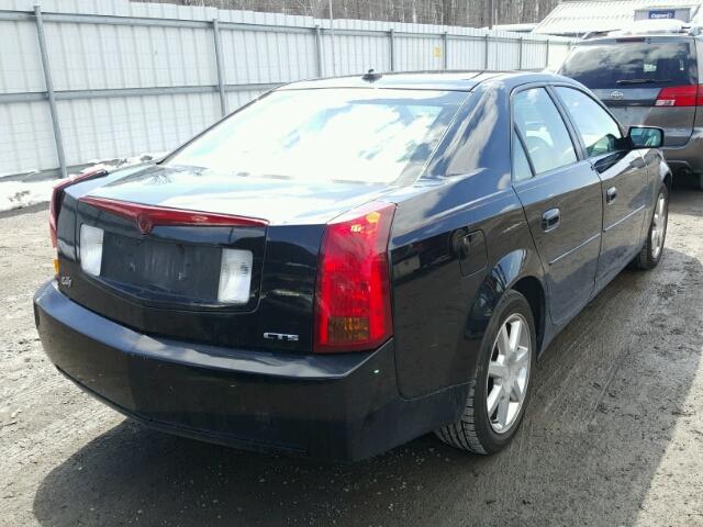 1G6DM577640154095 - 2004 CADILLAC CTS BLACK photo 4