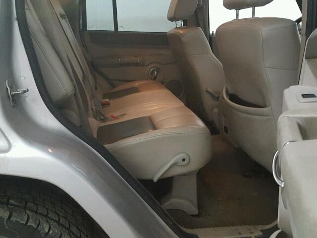 1J8HG58N28C199809 - 2008 JEEP COMMANDER ვერცხლისფერი ფოტო 6