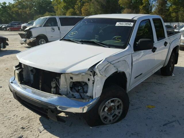 1GTDS136658203131 - 2005 GMC CANYON WHITE photo 2